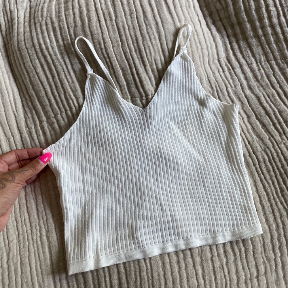 Knit Cami Top with Criss Cross back